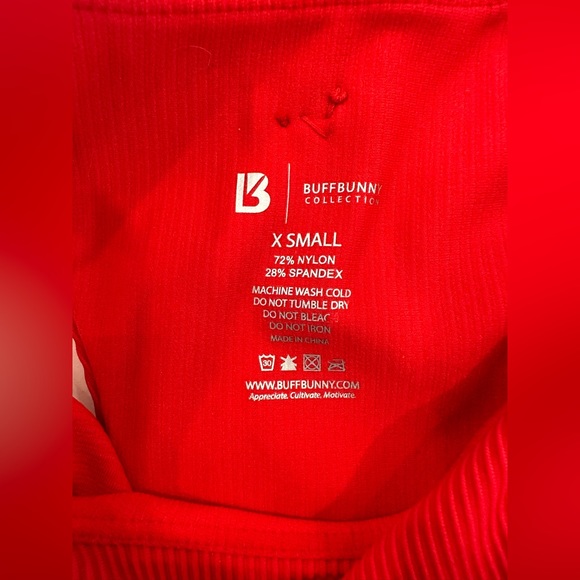 Buffbunny Cross Roads Salsa Red Crop Top - Picture 4 of 6